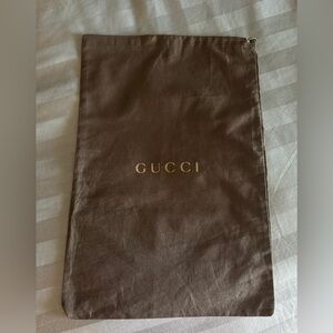 Gucci Chocolate Brown Dust Bag 17”x11.5”‎